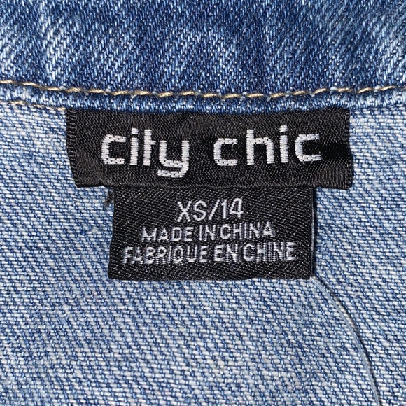 City Chic Embellished Denim Jacket - Picture 13 of 14